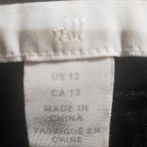 H&M Tulle Mesh Polka Dot 2 Tier A-Line Knee Length Skirt Side Zip - Size 12. - Picture 6 of 7